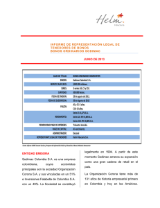 Informe RLTB Sodimac - Junio de 2013