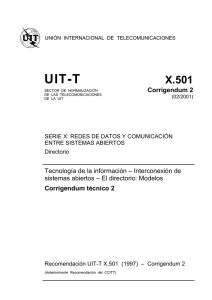 UIT-T Rec. X.501 Corrigendum 2