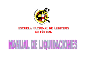 Manual de Liquidaciones - Comité Navarro de Árbitros de Fútbol