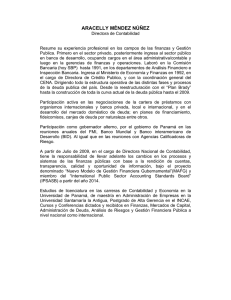 aracelly méndez núñez - Ministerio de Economía y Finanzas