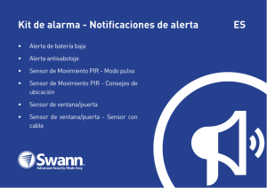 Kit de alarma - Notificaciones de alerta ES