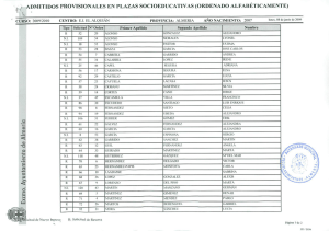 ` .`ji* admitidos provisionales en plazas socioeducativas (ordenado