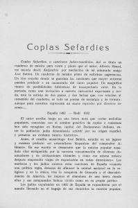 Coplas Sefardíes