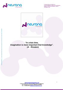 “In crisis time, imagination is more important that knowledge”. (A
