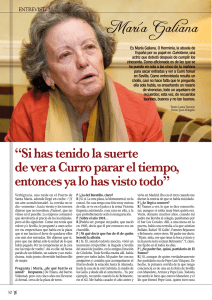Entrevista con María Galiana - Plaza de Toros de Las Ventas