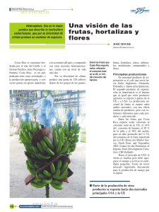 Una visión de las frutas, hortalizas y flores de Costa Rica