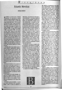 Eduardo Mendoza - Revista de la Universidad de México