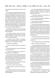 lo ya indicado de forma particular en algún otro eje anterior. G9. Los