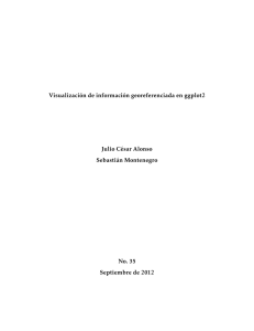Visualización de información georeferenciada en