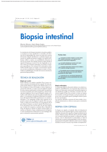 Biopsia intestinal - Anales de Pediatría Continuada
