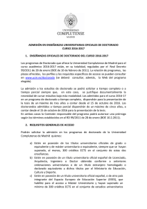 Convocatoria completa en pdf - Universidad Complutense de Madrid
