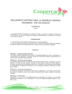 Coopercan - COOPERCAR Nuestra cooperativa