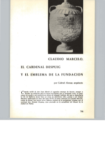 Claudio Marcelo, El cardenal Despuig y el emblema de la Fundación