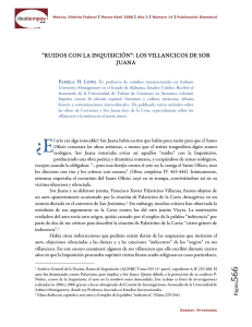 “ruidos con la inquisición”: los villancicos de sor juana