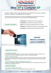 Soluciones Pyme Lineas SIP - TpXtra 688