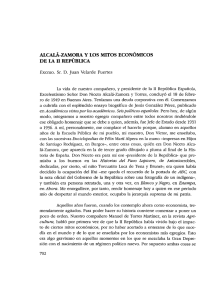 ALCAlÁ-ZAMORA Y LOS MITOS ECONÓMICOS DE lA II REPÚBLICA