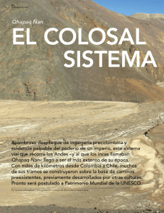 el colosal camino del inca
