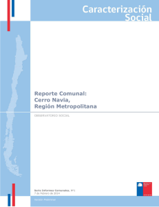 Reporte Comunal: Cerro Navia, Región Metropolitana