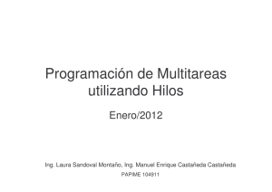 Programación de Multitareas utilizando Hilos