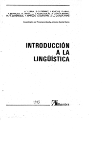 La Planificación Lingüística