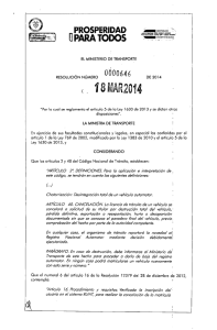 Resolución 646 de 2014_Chatarrización de Vehículos