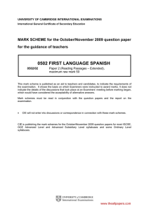 0502 first language spanish