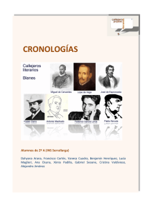 Cronologías de autor - Materiales de Lengua y Literatura
