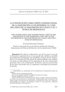 La confiscación como Límite jurisdiccionaL de La - e-Spacio