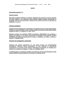 INDICE Información general, 1-4 Artículo reseña Macrofitas