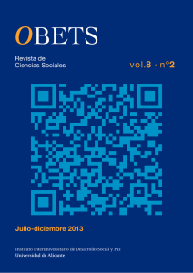OBETS. Revista de Ciencias Sociales - RUA