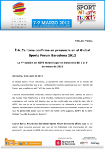 Éric Cantona confirma su presencia en el Global Sports Forum