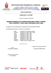 999-2007 Anexo normas compet. - Real Federación Española de