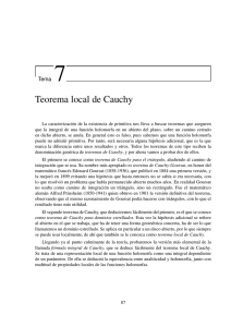 Teorema local de Cauchy
