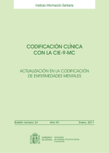 Actualización en la codificación de las Enfermedades Mentales