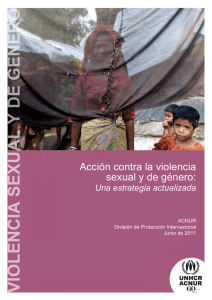 Acción contra la violencia de género: Una estrategia