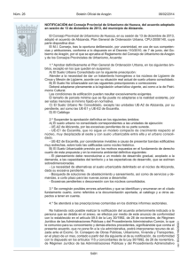 NOTIFICACIÓN del Consejo Provincial de Urbanismo de Huesca