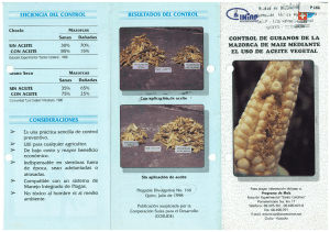 Control de gusano de la mazorca de maíz mediante el uso