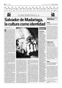 Salvador de Madariaga, la cultura como identidad