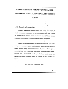 aluminio y su relación con el proceso de