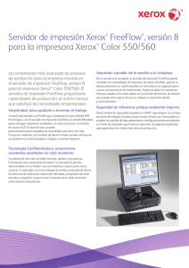 Servidor de impresión Xerox® FreeFlow®, versión 8 para la