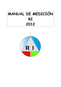manual de medición ri 2012 - Reial Club Maritim Barcelona
