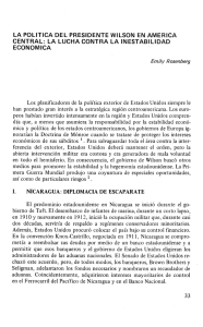 LA POLITICA DEL PRESIDENTE WILSON EN AMÉRICA CENTRAL