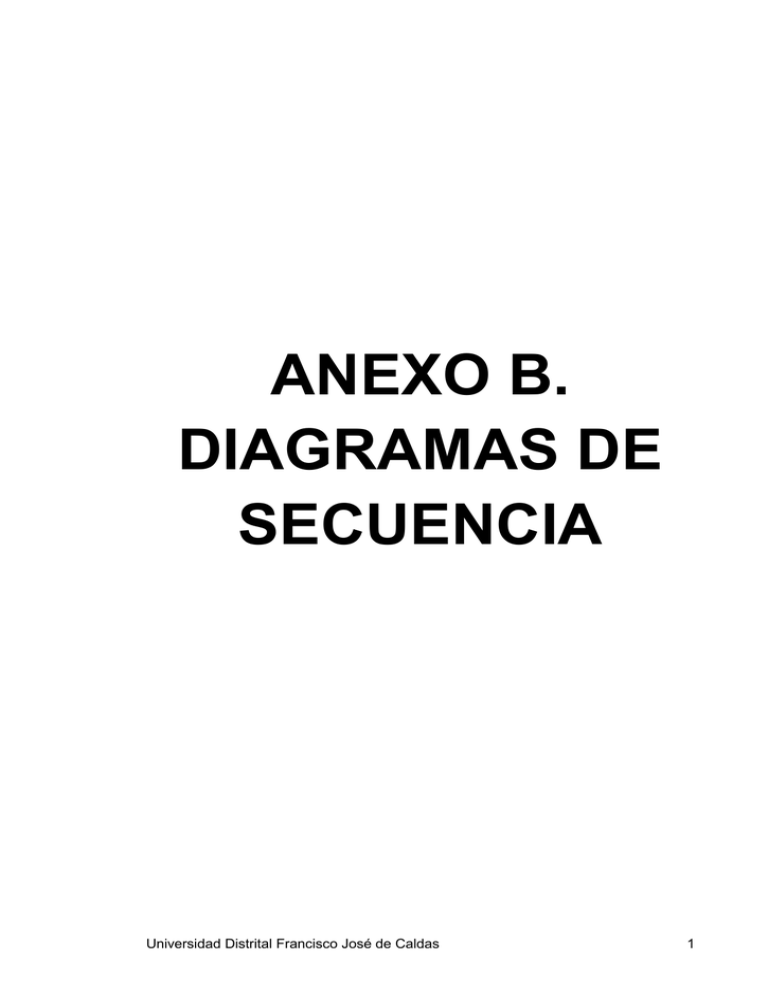 ANEXO B - DIAGRAMAS DE SECUENCIA