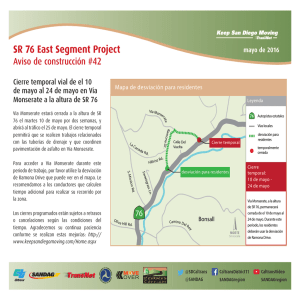 SR 76 East Segment Project