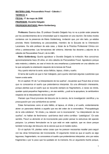 I TEÓRICO: 6 FECHA: 17 de mayo de 2006 PROFESOR: Osvaldo