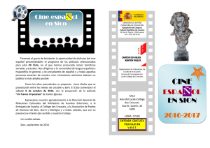 Ciclo de cine de Sion - Ministerio de Educación, Cultura y Deporte
