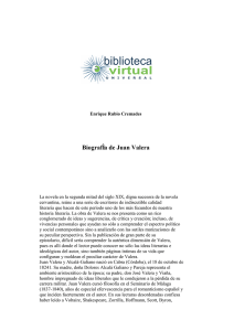 Biografía de Juan Valera - Biblioteca Virtual Universal