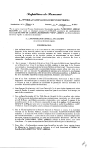 Page 1 LA AUTORIDAD NACIONAL DE LOS SERVICIOS