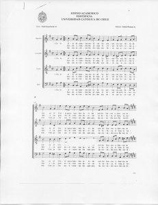 Himno Académico de La Pontificia Universidad Católica de Chile