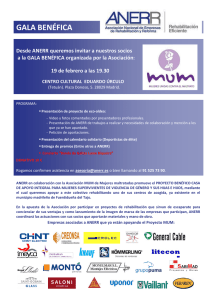 Gala Benefica Proyecto MUM